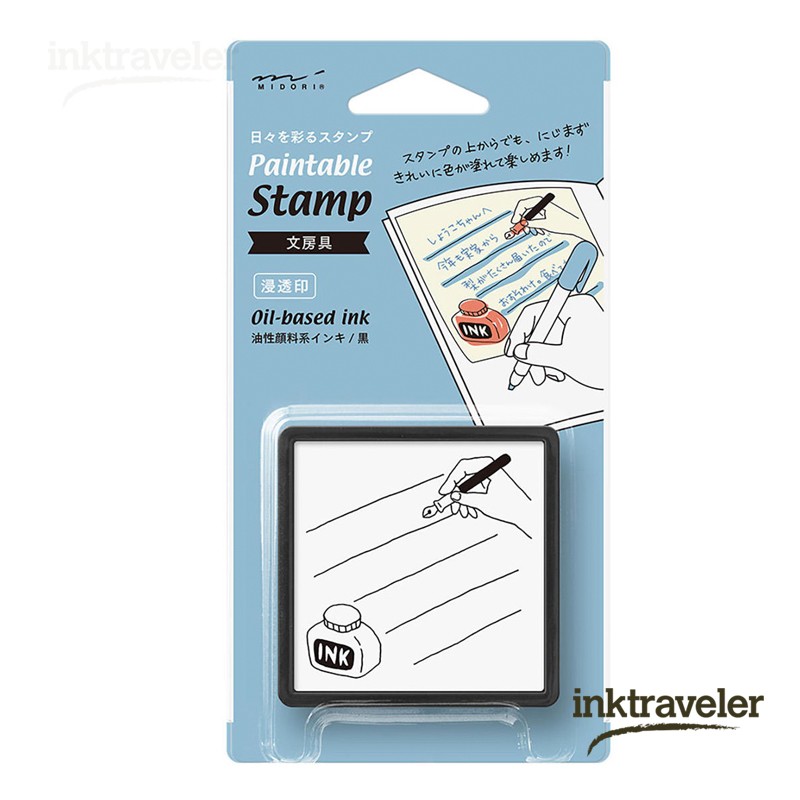 midori Paintable stamps Fountain pen