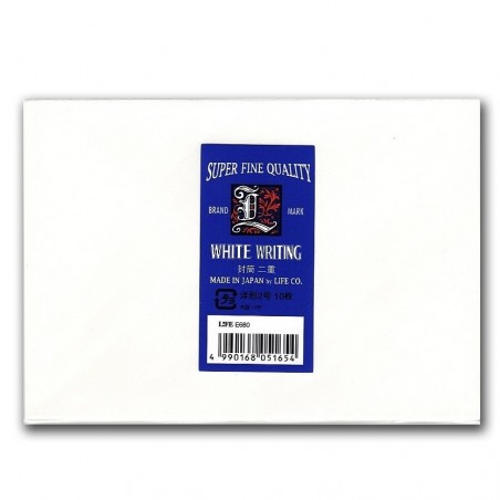 White envelopes L Paper life A5 pad