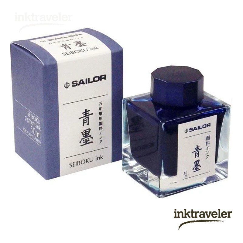 SeiBoku Pigment ink (Blue / Black) Sailor