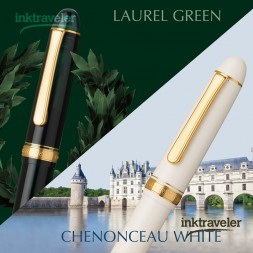 Platinum 3776 century Chenonceau White and laurel green