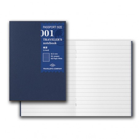 001 Lined Passport Refill – Traveler’s Company