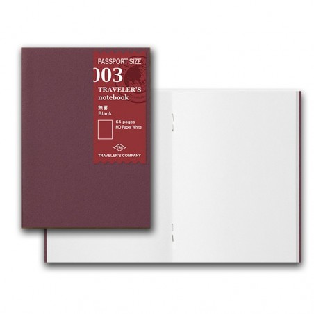 003 Blank Passport Refill – Traveler’s Company