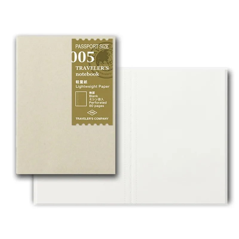 traveler’s company passport lightweight paper refill