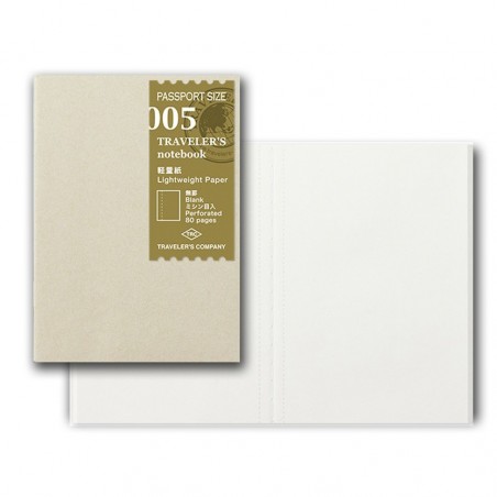 005 Lightweight Paper Passport Refill – Traveler’s Company