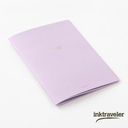 a5 midori violeta cuaderno puntos color