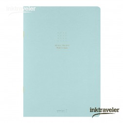midori a5 Notebook Color Dot Grid blue