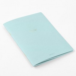 a5 midori azul cuaderno puntos color
