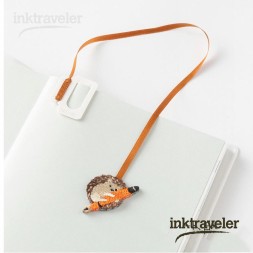 Midori Bookmark Sticker Embroidery Hedgehog