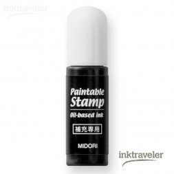 midori Paintable Stamp Refill Ink Black