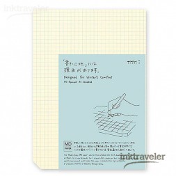 A5 Midori MD paper pad Gridded English Caption