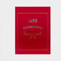 A5 LIFE Bank Paper Red Cover