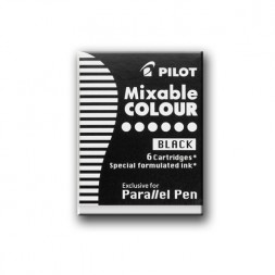 6 Parallel Pen Black Cartridges