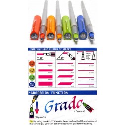 6 Parallel Pen Black Cartridges Inks & cartridges