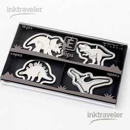 midori etching clips dinosaurs