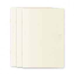 A5 midori pack 3 Notebook Light blank MD paper