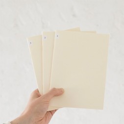 A4 midori pack 3 Notebook Light blank MD paper
