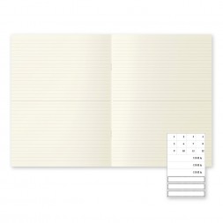 A4 midori pack 3 Notebook Light Ruled MD paper