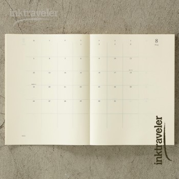 A4 thin MD Notebook Diary 2024 midori