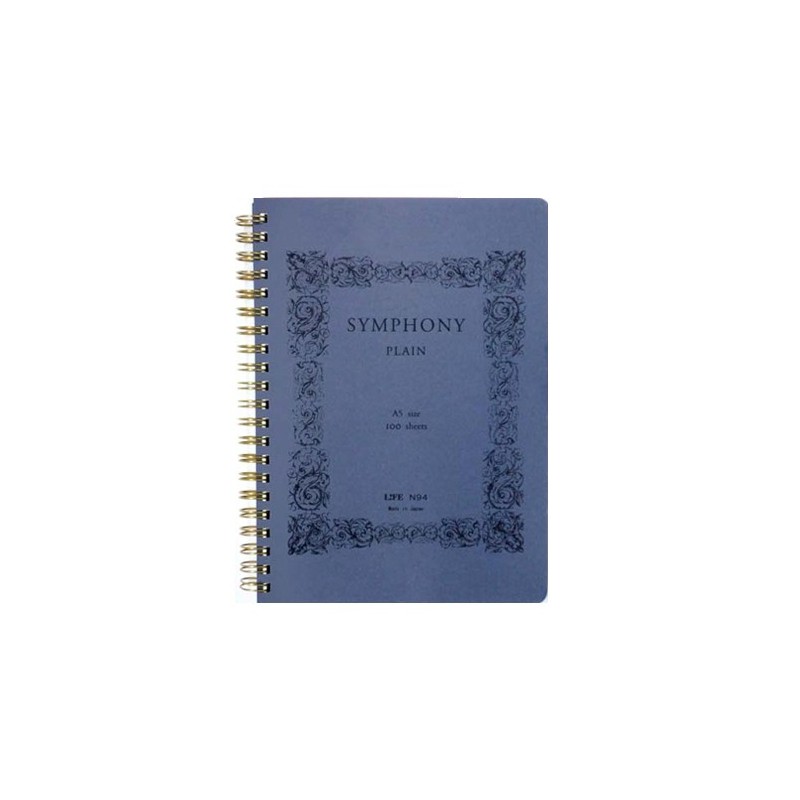 A5 Life Symphony 100 Sheets notebook Plain