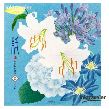 Midori Letter Pad Echizen Torinoko Summer Flowers 133 S3