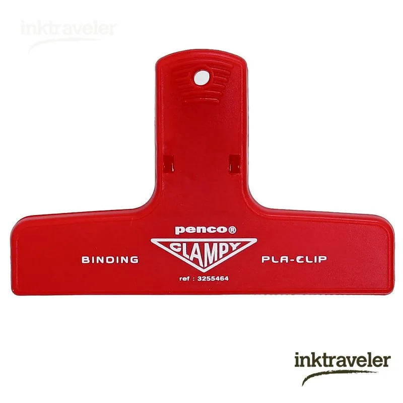 Penco Plastic Clip Red Design stationery