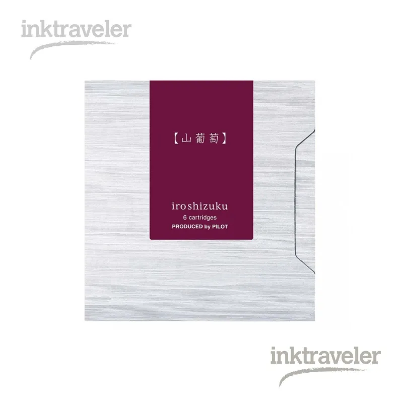 Pilot Iroshizuku Ink 6 Cartridges box